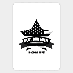 best dad ever with us Magnet